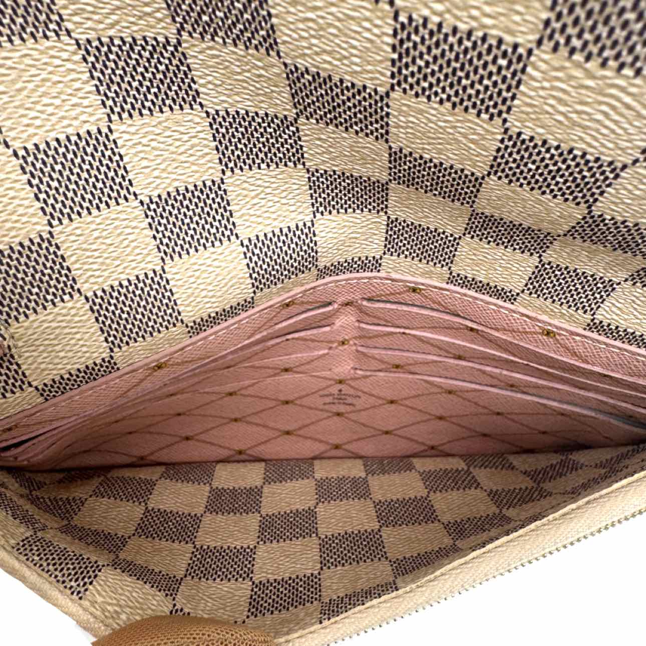 LOUIS VUITTON Damier Azur Trunk Pochette Weekend Crossbody