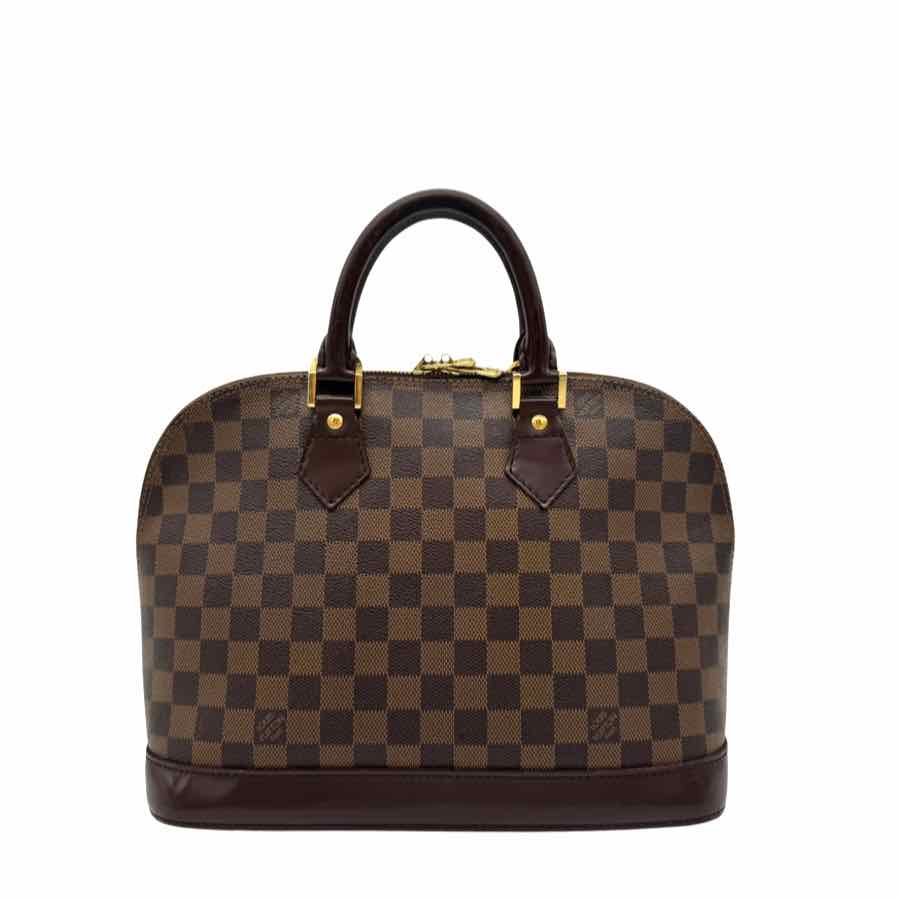 LOUIS VUITTON Damier Ebene Alma PM Brown (Pre-Owned)