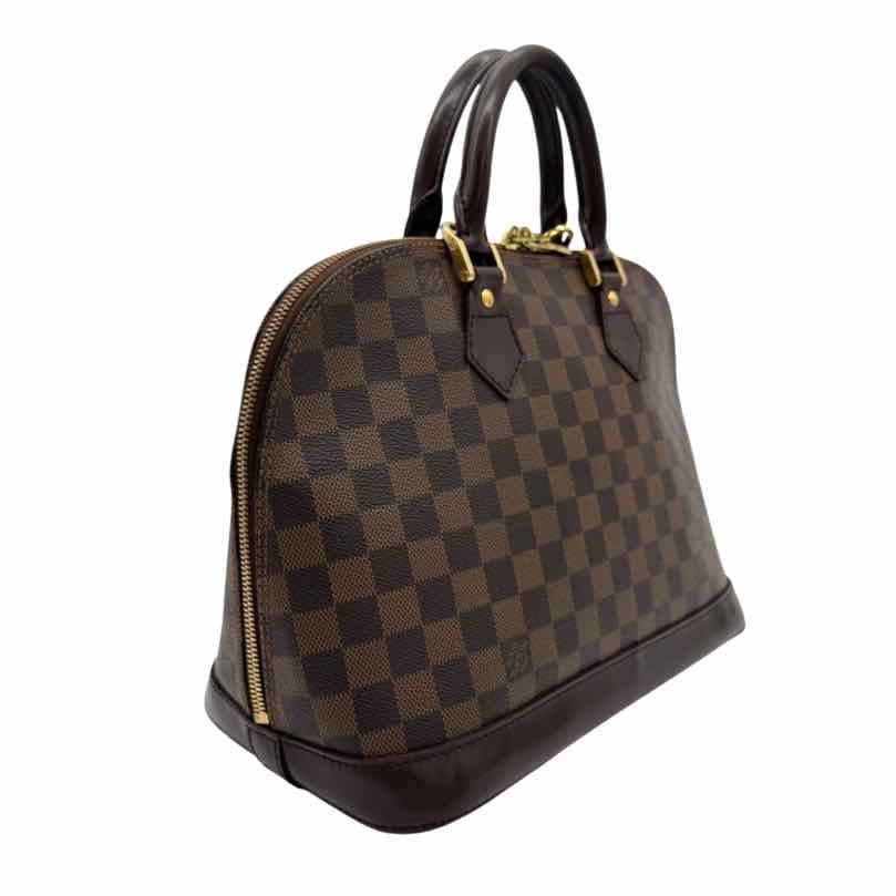 LOUIS VUITTON Damier Ebene Alma PM Brown (Pre-Owned)