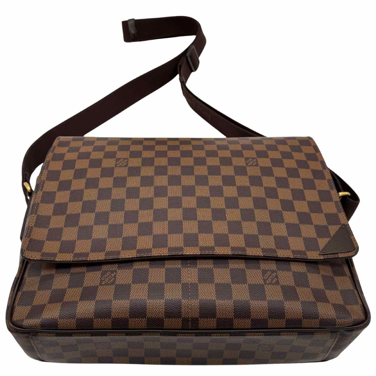 LOUIS VUITTON Damier Ebene Brown Messenger Bag