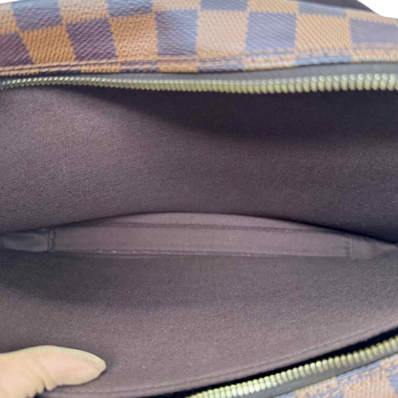 LOUIS VUITTON Damier Ebene Brown Messenger Bag