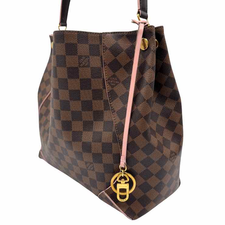 LOUIS VUITTON Damier Ebene Caissa Hobo Bag (Pre-Owned)