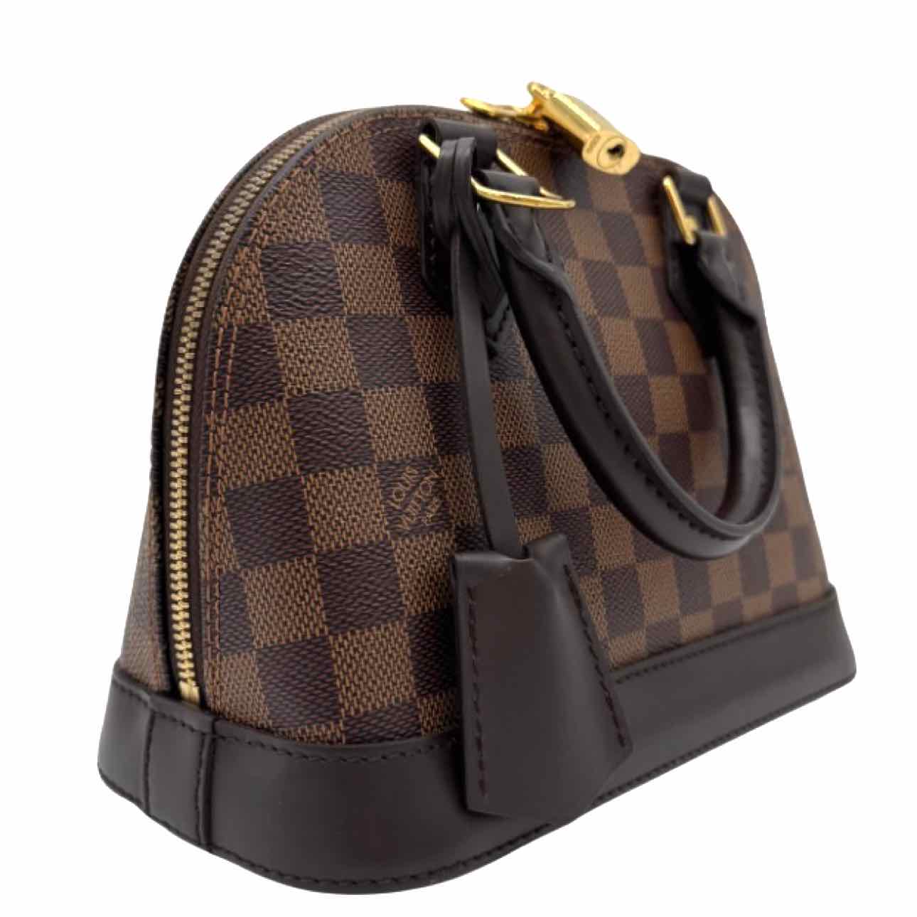 LOUIS VUITTON Damier Ebene Canvas BB Alma