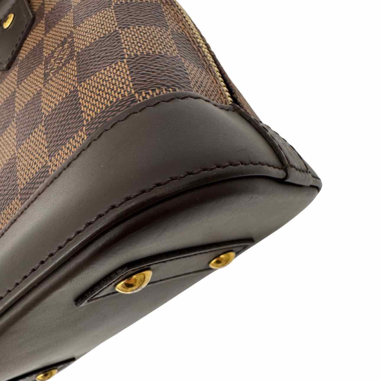 LOUIS VUITTON Damier Ebene Canvas BB Alma