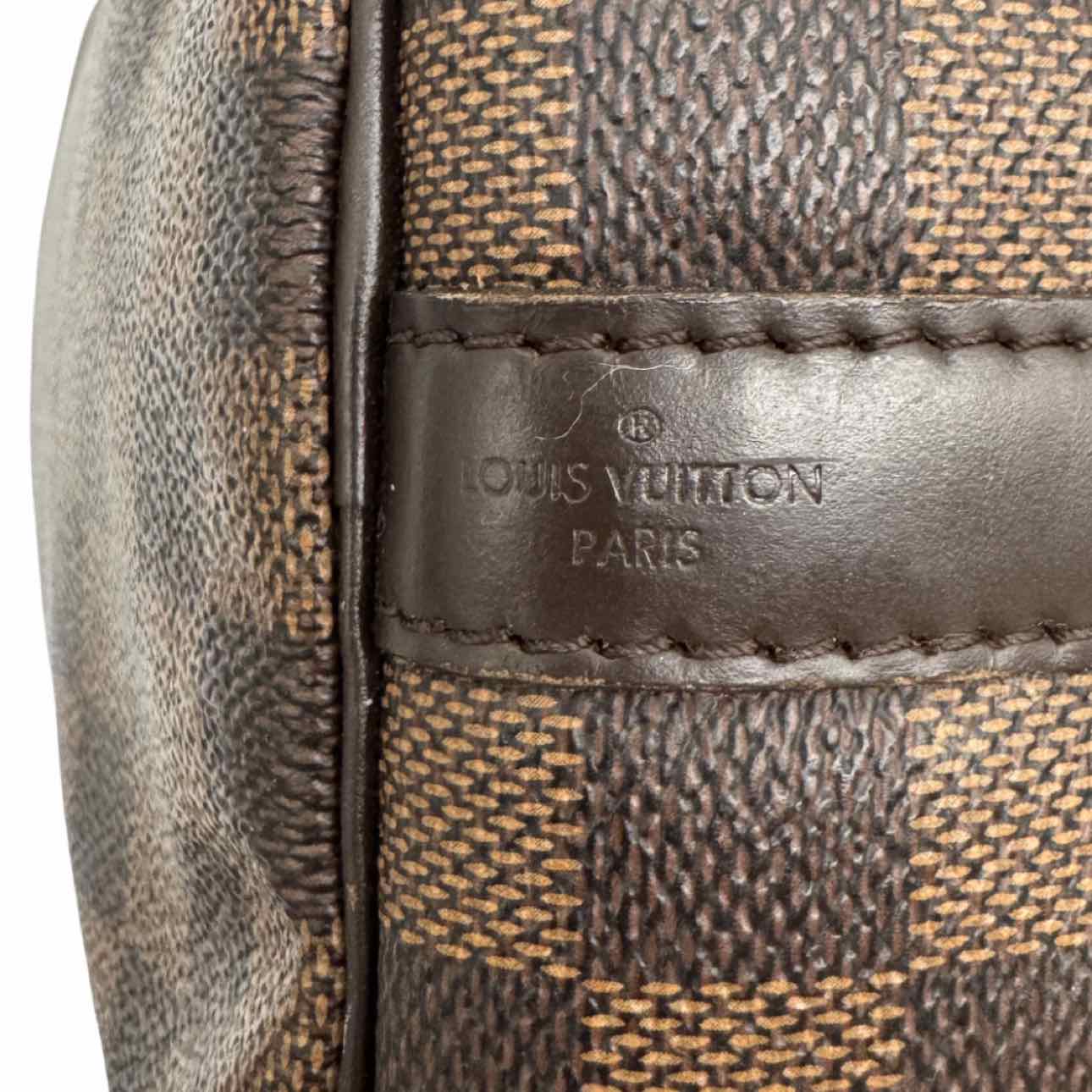 LOUIS VUITTON Damier Ebene Canvas Speedy Bandouliere 30