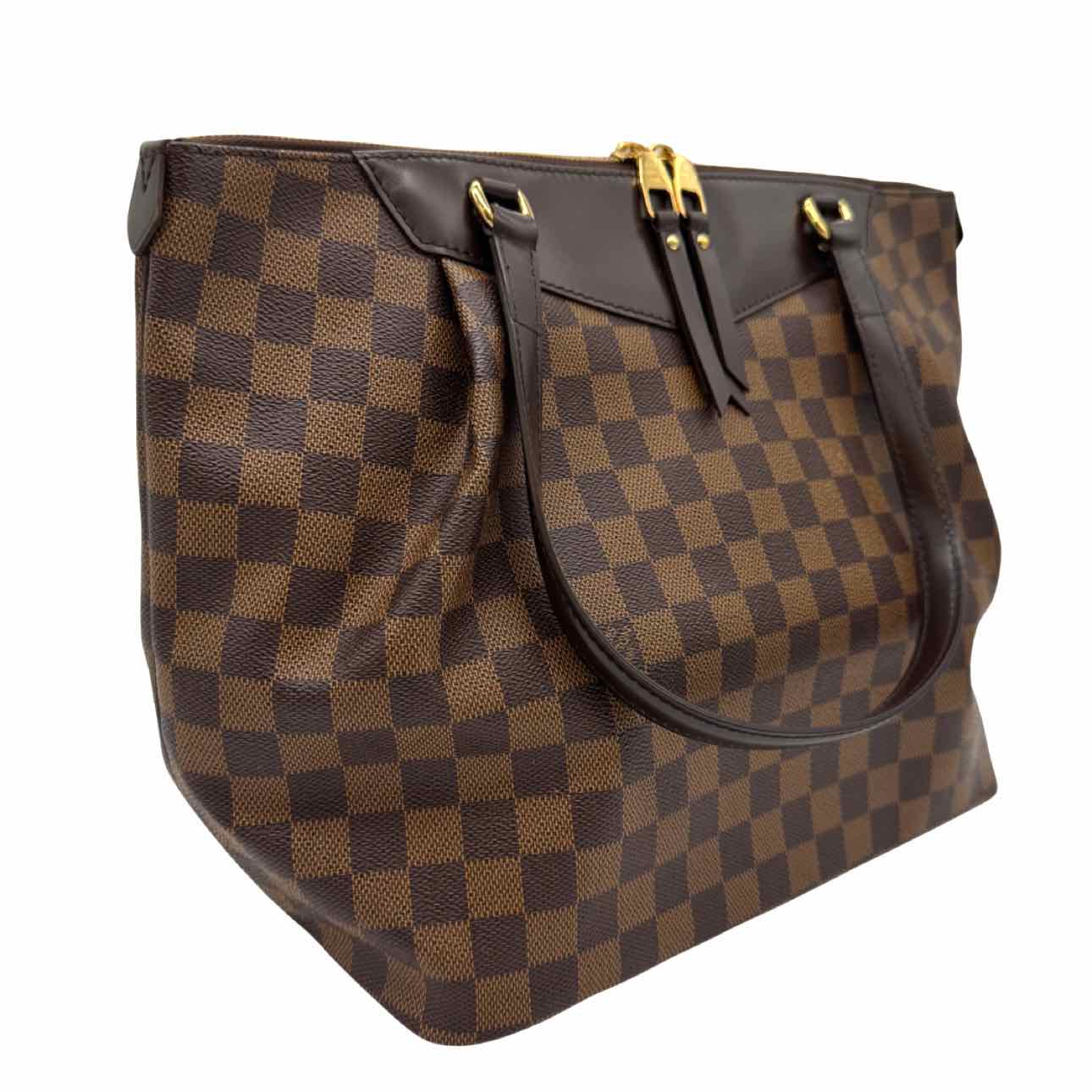 LOUIS VUITTON Damier Ebene Canvas Westminster GM Tote Bag