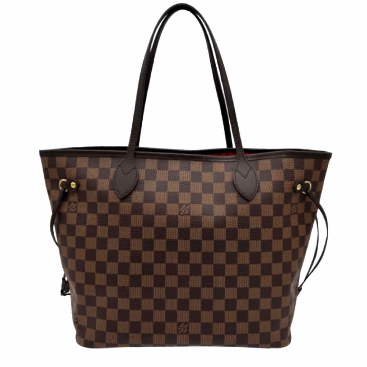 LOUIS VUITTON Damier Ebene Neverfull MM Tote Bag