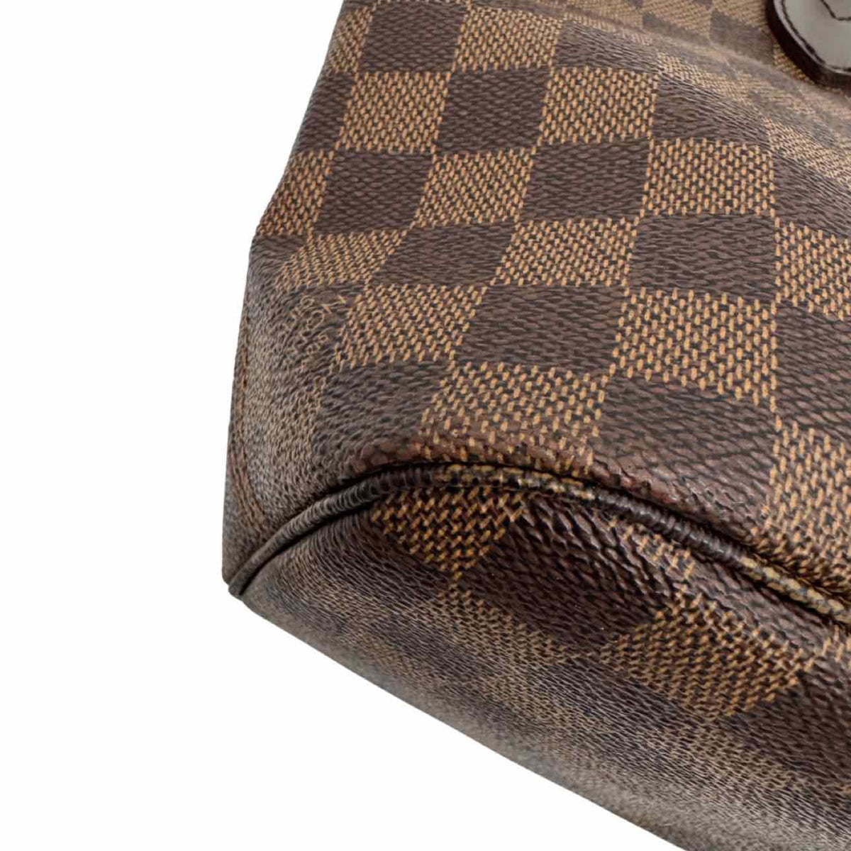 LOUIS VUITTON Damier Ebene Neverfull PM Brown Tote