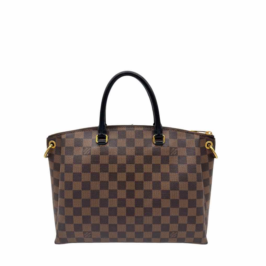 LOUIS VUITTON Damier Ebene Odeon Tote MM Brown (Pre-Owned)