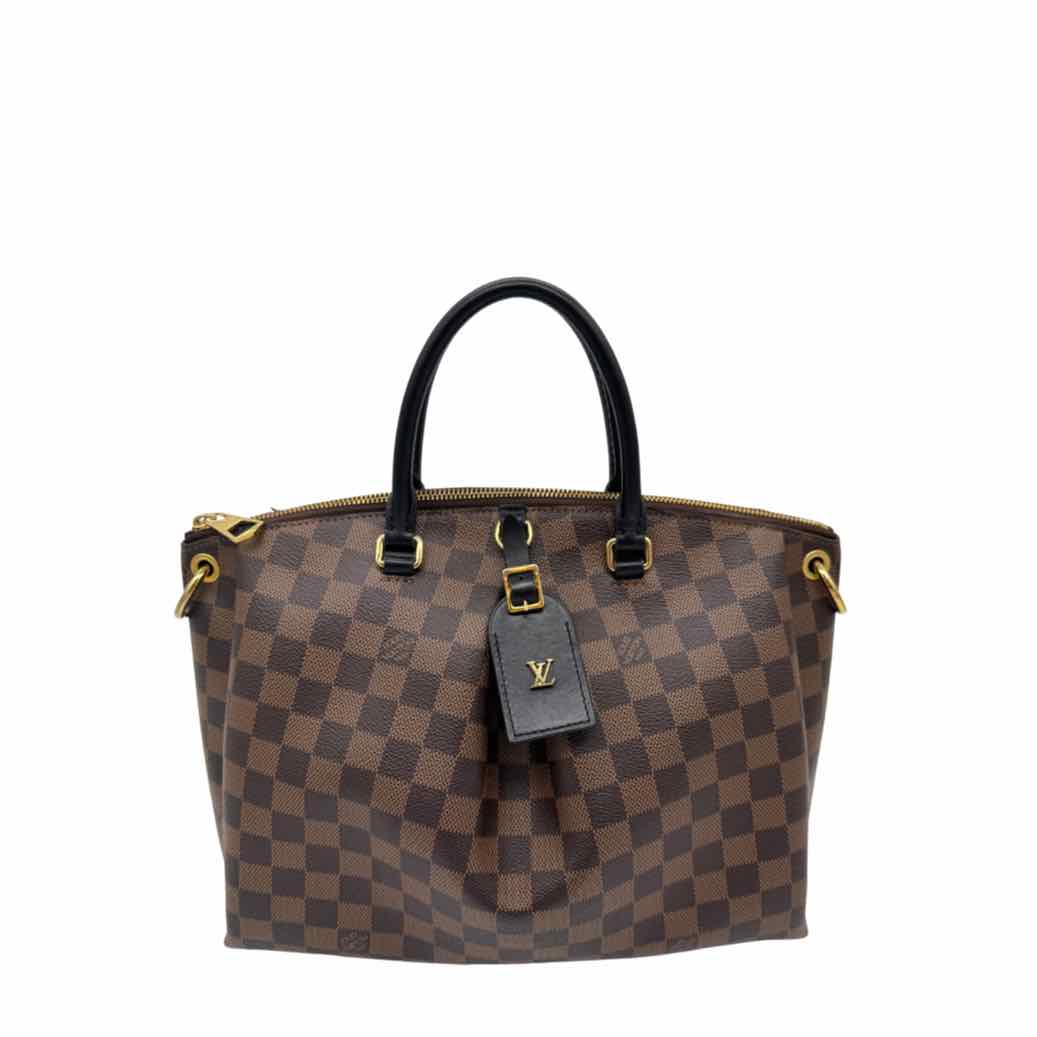 LOUIS VUITTON Damier Ebene Odeon Tote MM Brown (Pre-Owned)