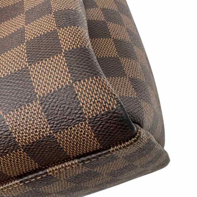 LOUIS VUITTON Damier Ebene Odeon Tote MM Brown (Pre-Owned)