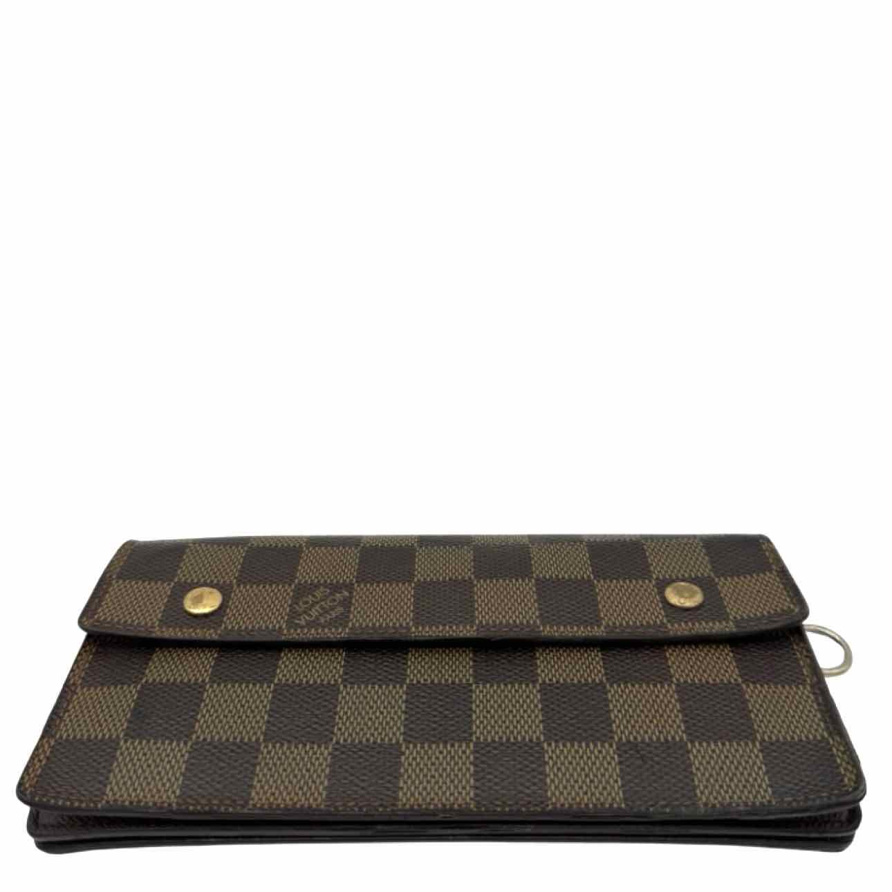 LOUIS VUITTON Damier Ebene Portefeuille Accordion Long Wallet