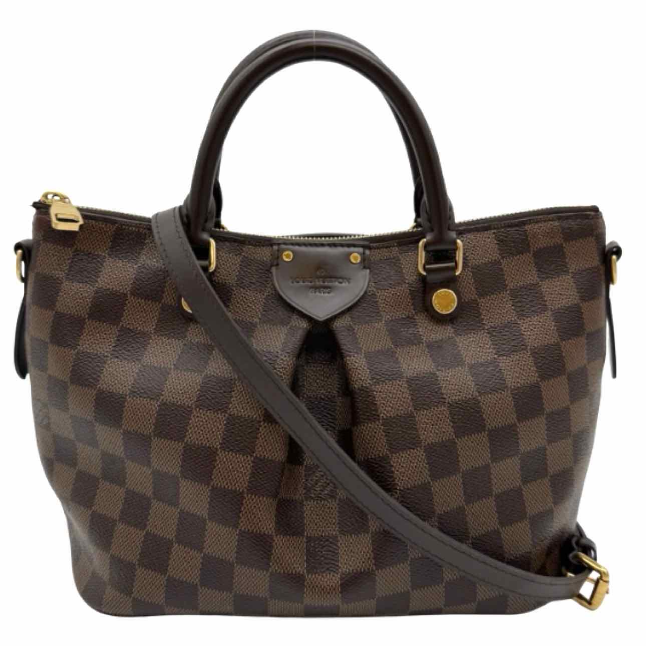 LOUIS VUITTON Damier Ebene Siena PM Brown Shoulder Bag