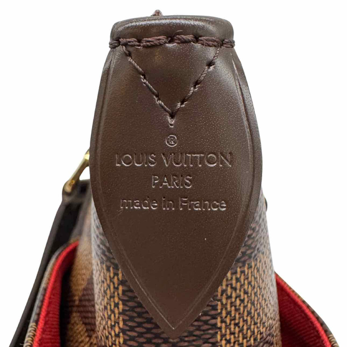 LOUIS VUITTON Damier Ebene Totally PM Tote Brown