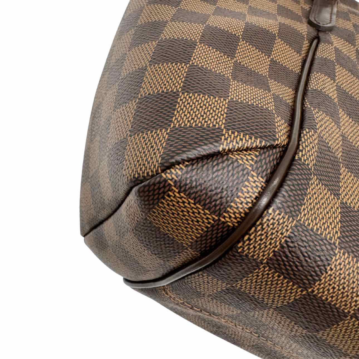 LOUIS VUITTON Damier Ebene Totally PM Tote Brown