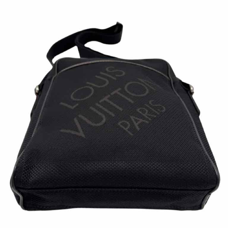 LOUIS VUITTON Damier Geant Citadin Messenger Bag Black