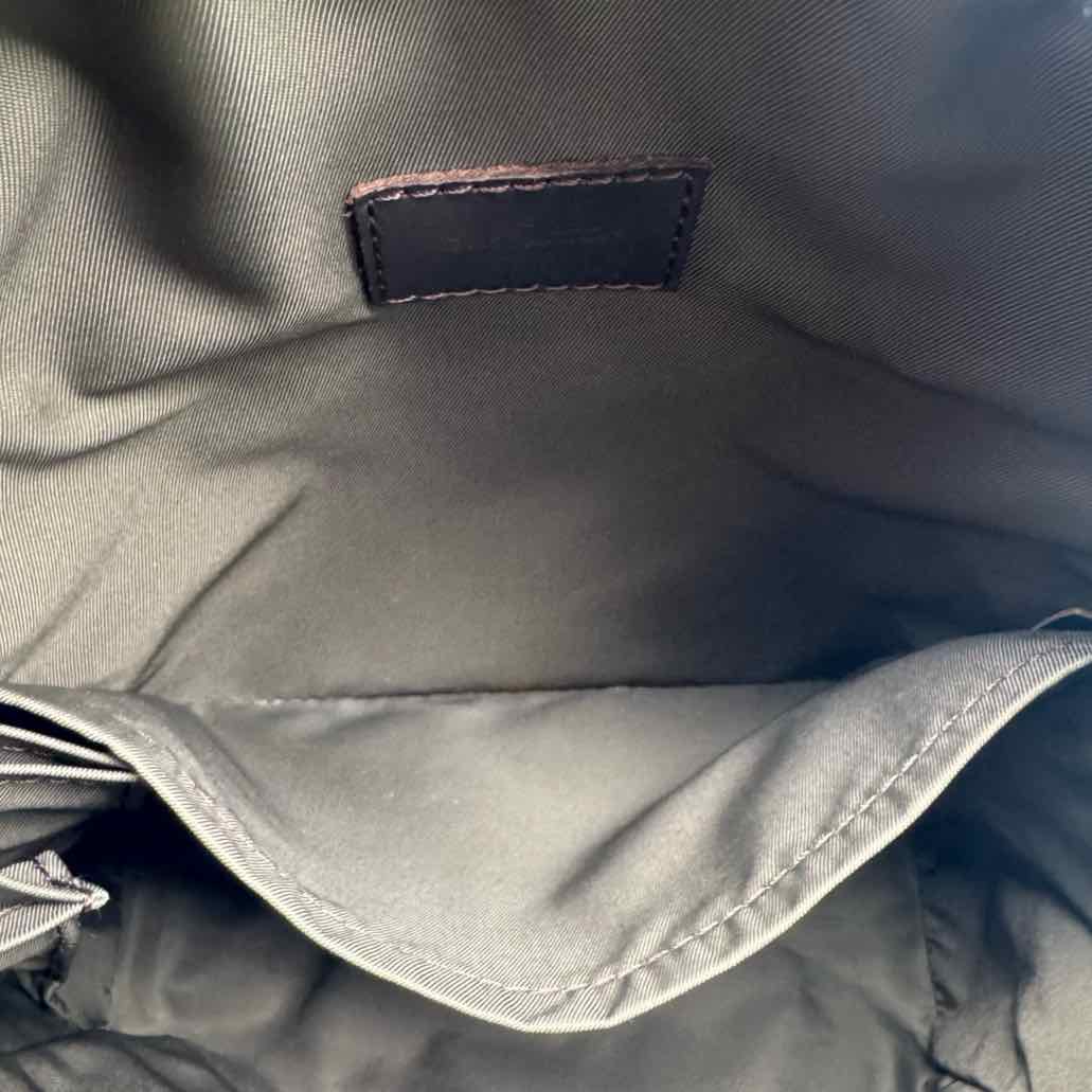 LOUIS VUITTON Damier Geant Citadin Messenger Bag Black