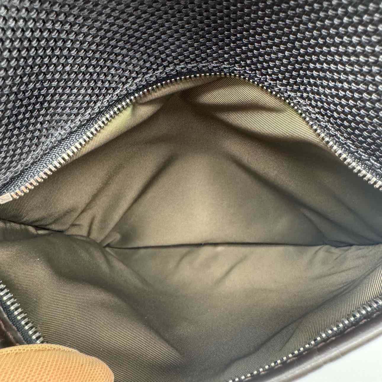 LOUIS VUITTON Damier Geant Citadin Messenger Bag Black