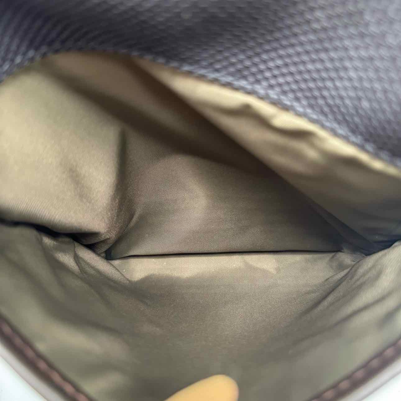 LOUIS VUITTON Damier Geant Citadin Messenger Bag Black