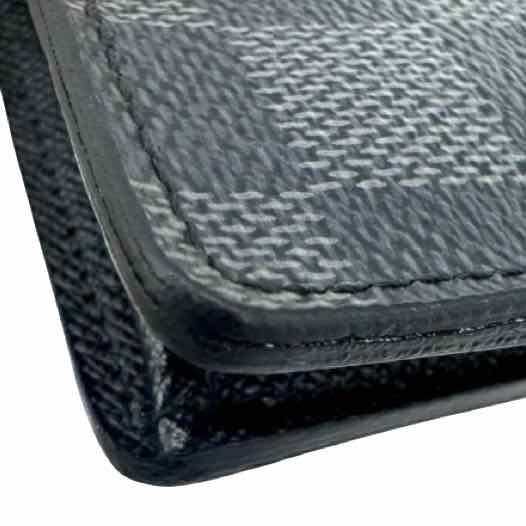 LOUIS VUITTON Damier Graphite Canvas Brazza Bi-Fold Wallet (Pre-Owned)