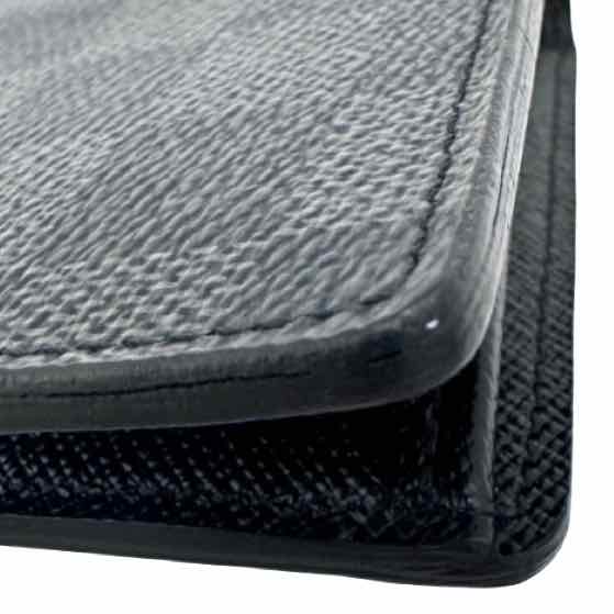 LOUIS VUITTON Damier Graphite Canvas Brazza Bi-Fold Wallet (Pre-Owned)