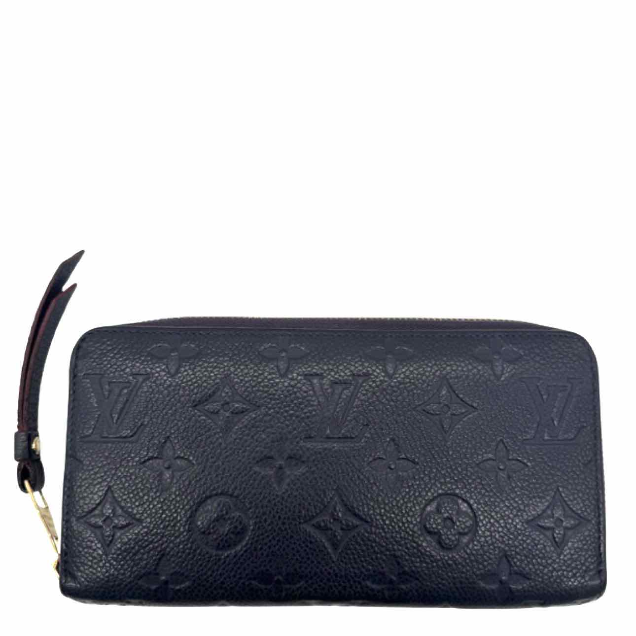 LOUIS VUITTON Empreinte Leather Zippy Wallet Black