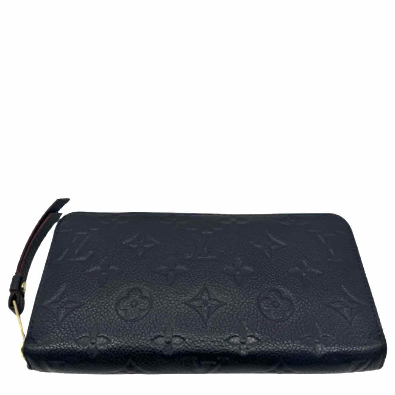 LOUIS VUITTON Empreinte Leather Zippy Wallet Black