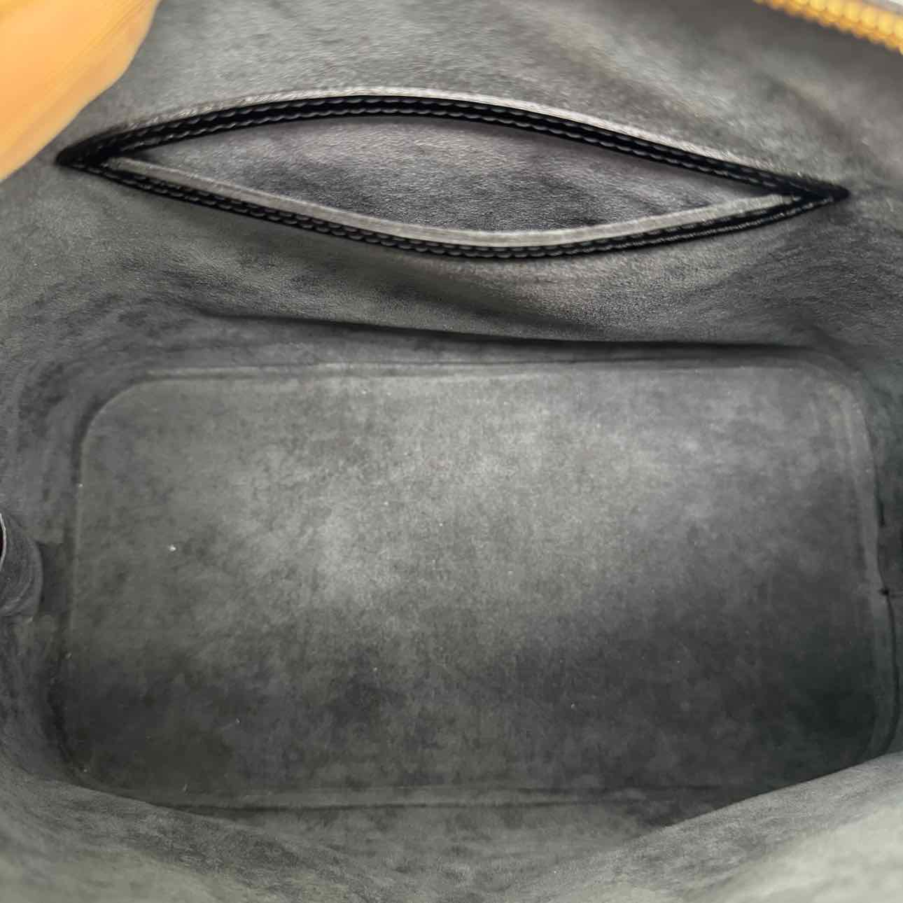 LOUIS VUITTON Epi Leather Alma PM Black