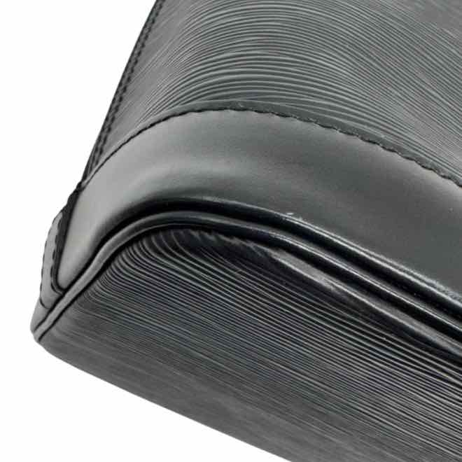 LOUIS VUITTON Epi Leather Alma PM Black