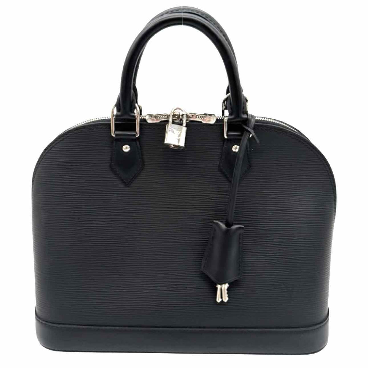 LOUIS VUITTON Epi Leather Alma PM Tote Black