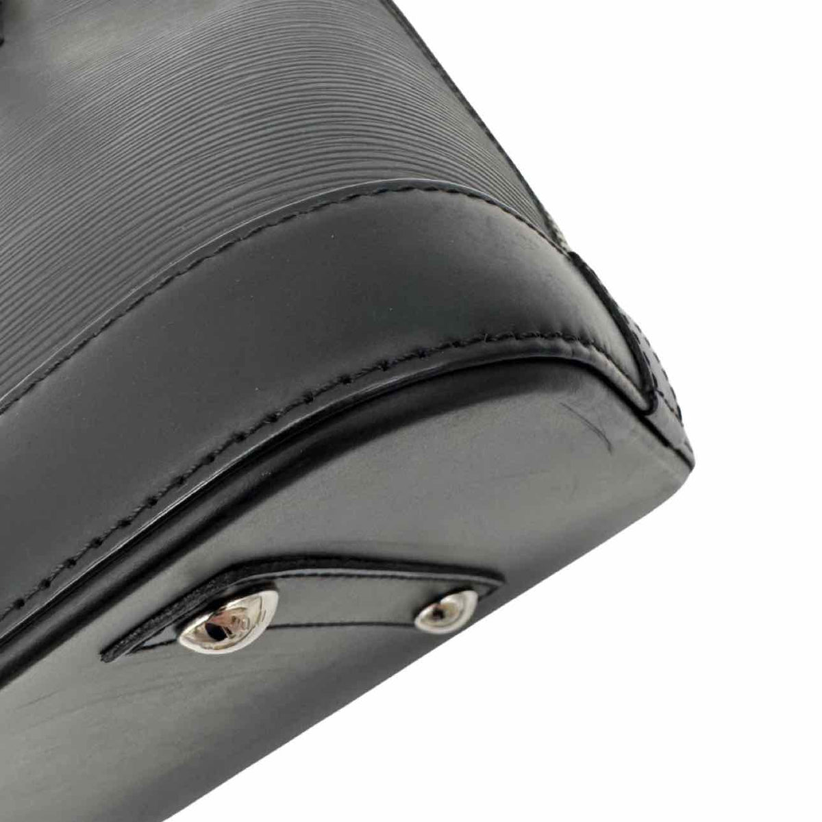 LOUIS VUITTON Epi Leather Alma PM Tote Black