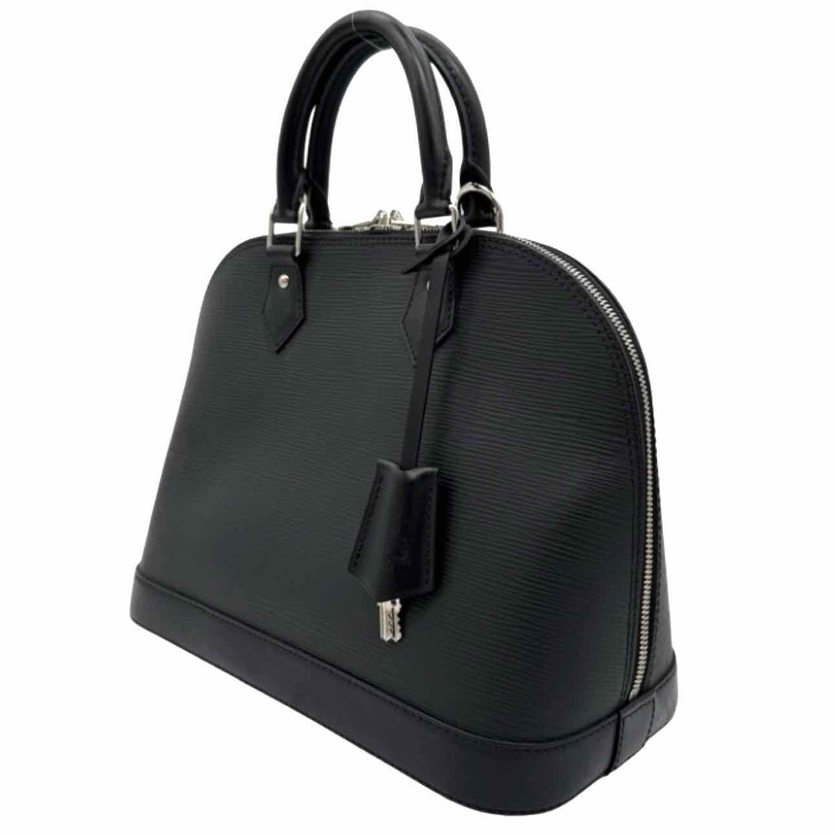 LOUIS VUITTON Epi Leather Alma PM Tote Black