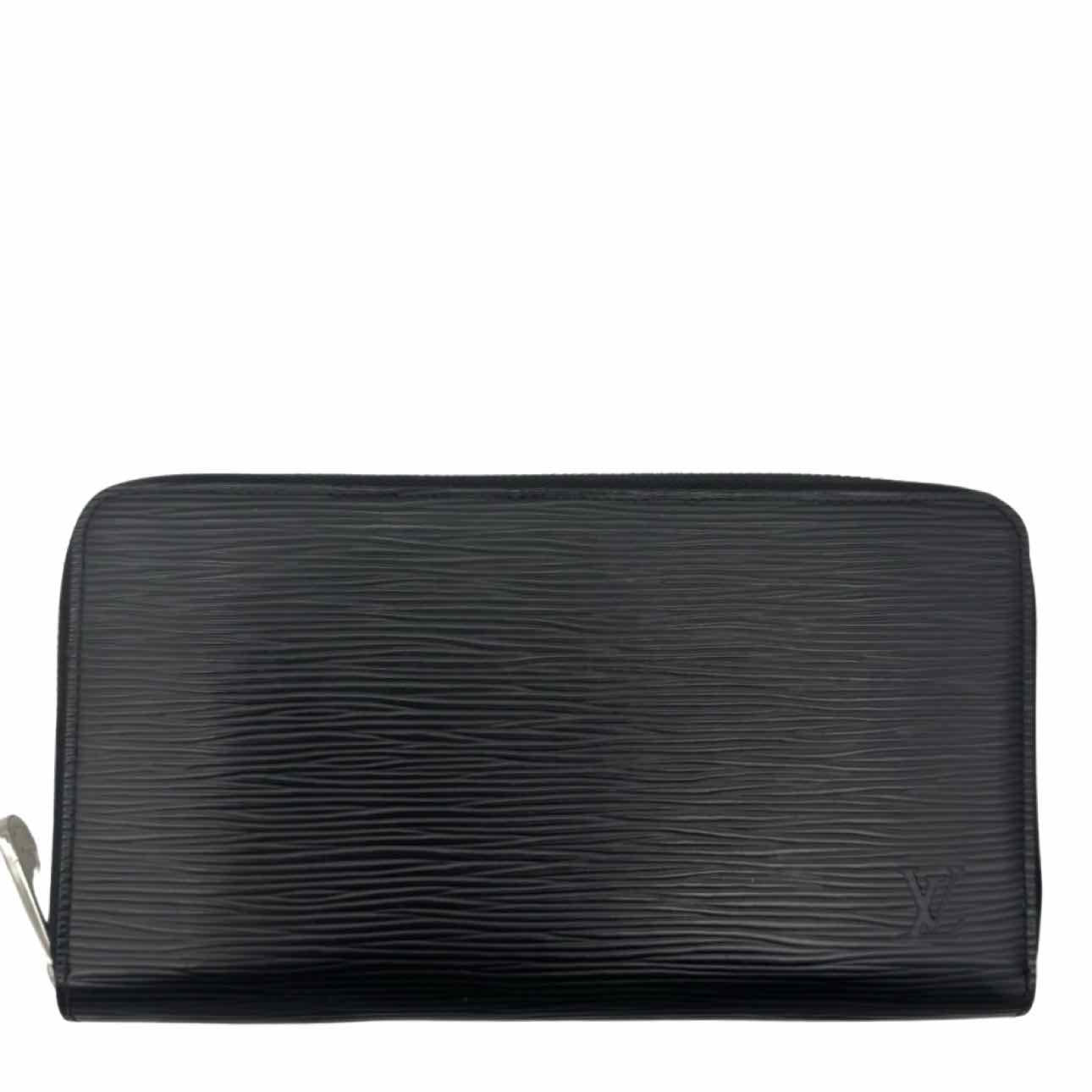 LOUIS VUITTON Epi Leather Zippy Organizer Black