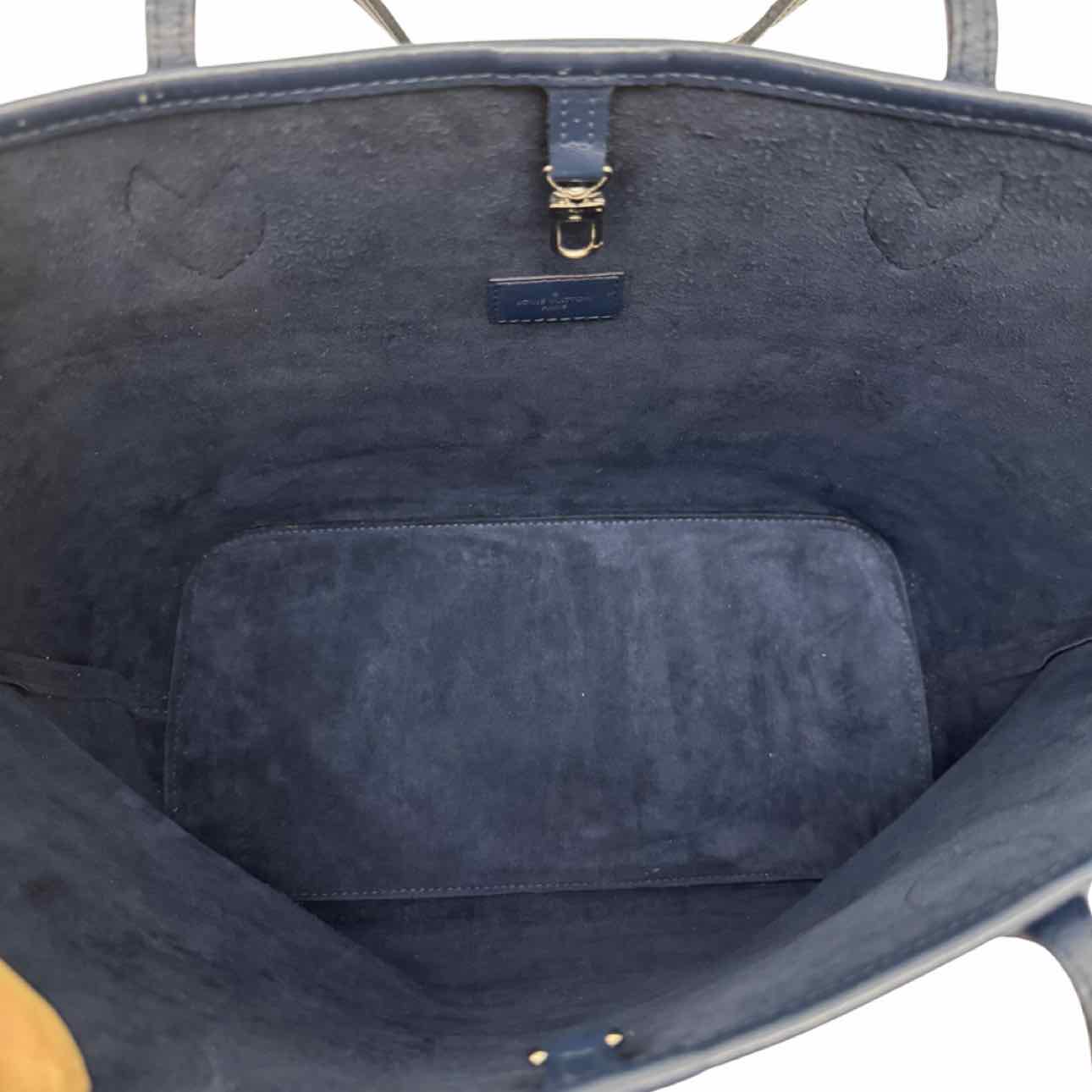 LOUIS VUITTON Epi Neverfull MM Navy