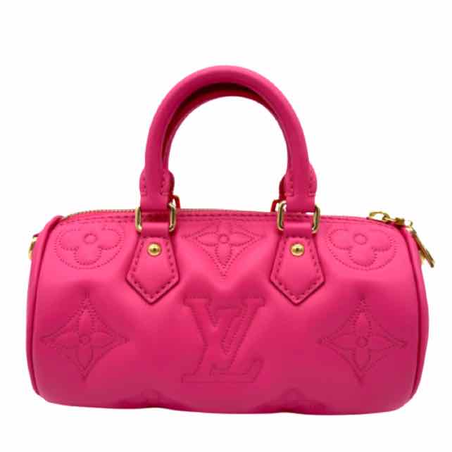 LOUIS VUITTON Monogram Bubblegram Papillon BB Pink Bag (Pre-Owned)