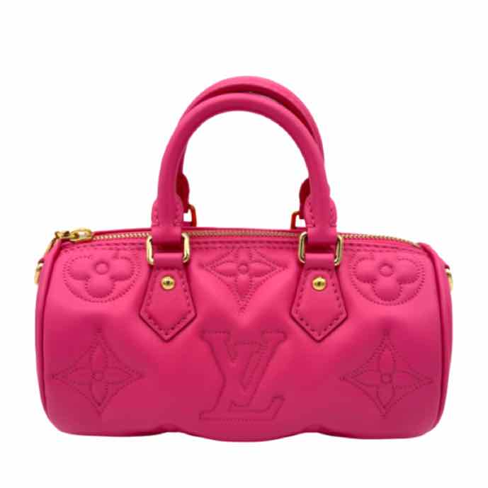 LOUIS VUITTON Monogram Bubblegram Papillon BB Pink Bag (Pre-Owned)