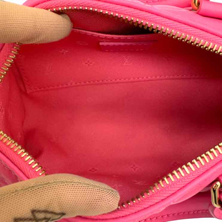 LOUIS VUITTON Monogram Bubblegram Papillon BB Pink Bag (Pre-Owned)