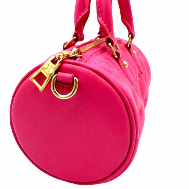 LOUIS VUITTON Monogram Bubblegram Papillon BB Pink Bag (Pre-Owned)