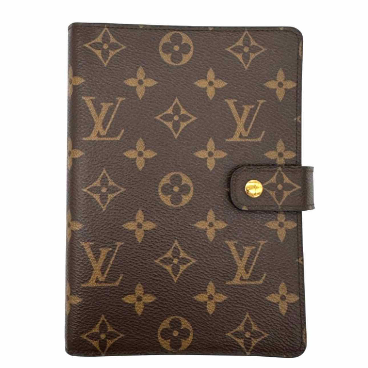 LOUIS VUITTON Monogram Canvas Agenda MM Brown