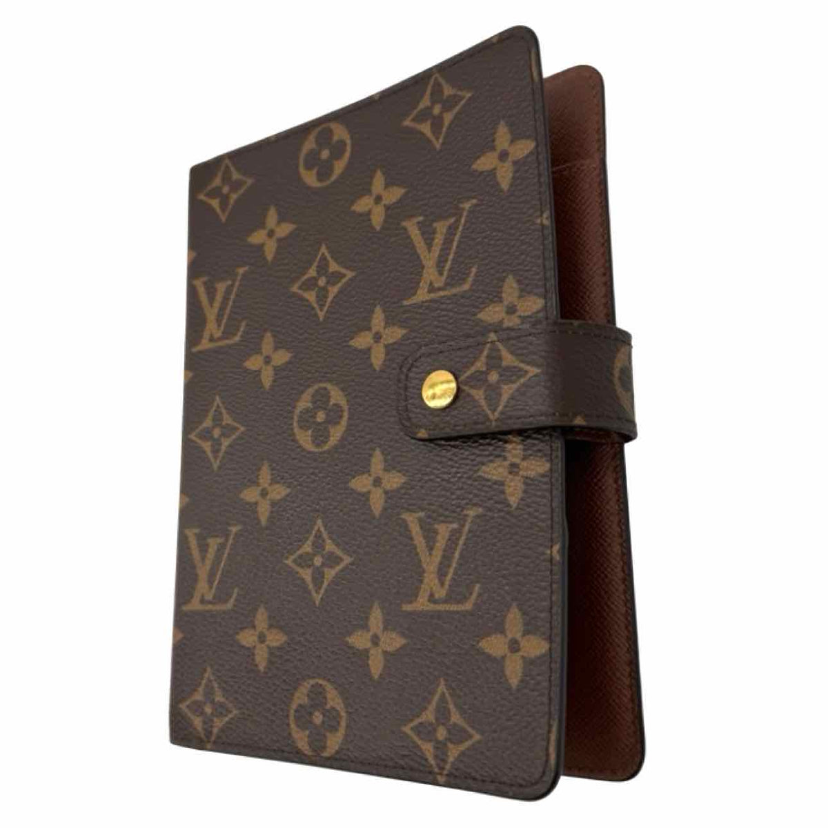 LOUIS VUITTON Monogram Canvas Agenda MM Brown