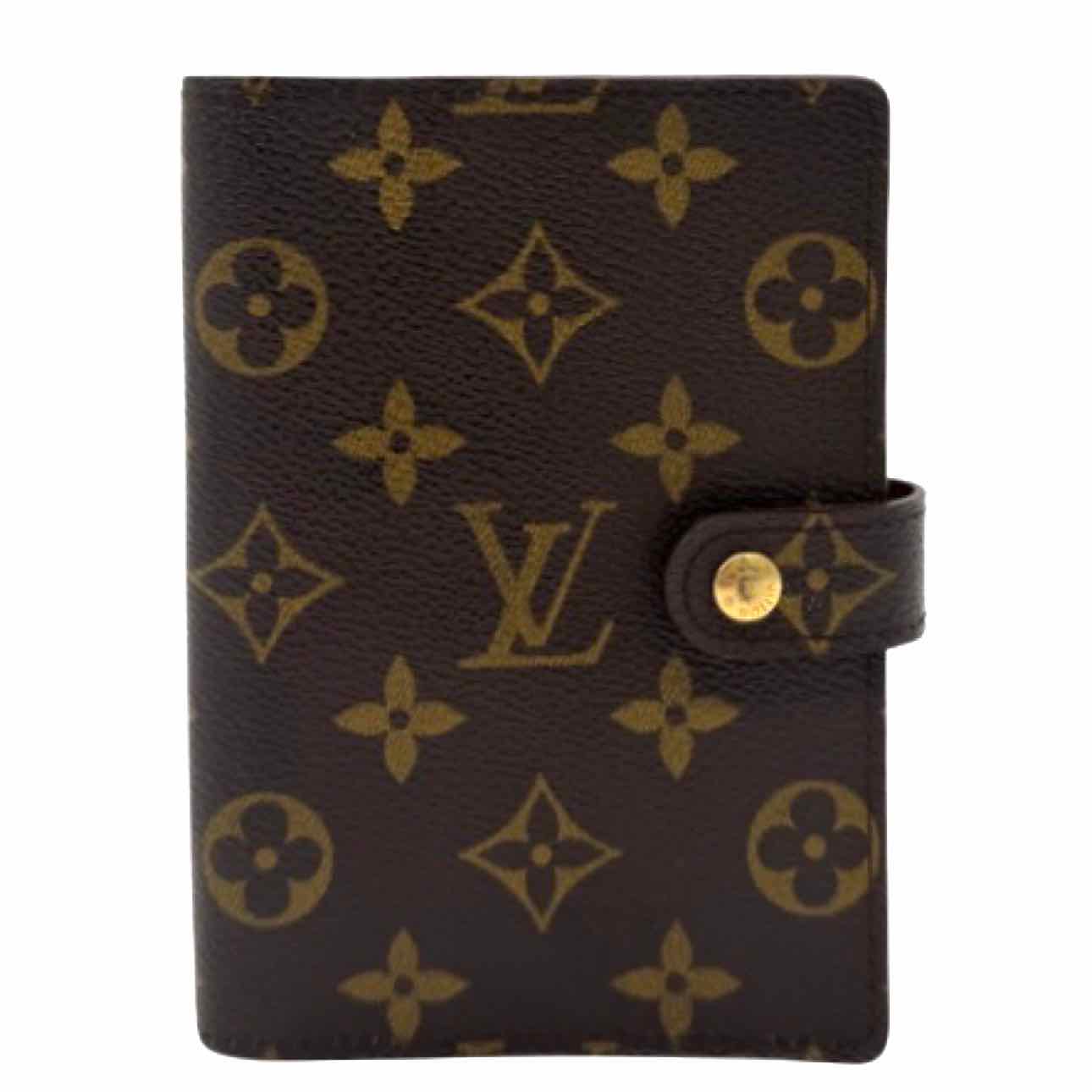 LOUIS VUITTON Monogram Canvas Agenda PM Brown
