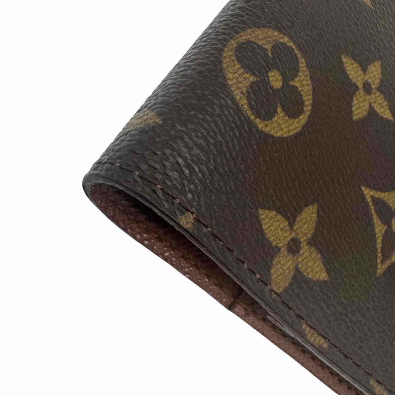 LOUIS VUITTON Monogram Canvas Agenda PM Brown