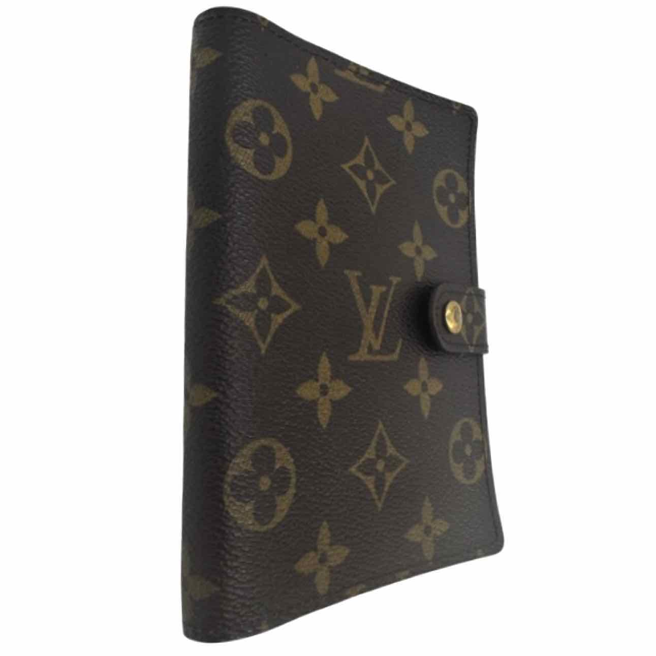 LOUIS VUITTON Monogram Canvas Agenda PM Brown