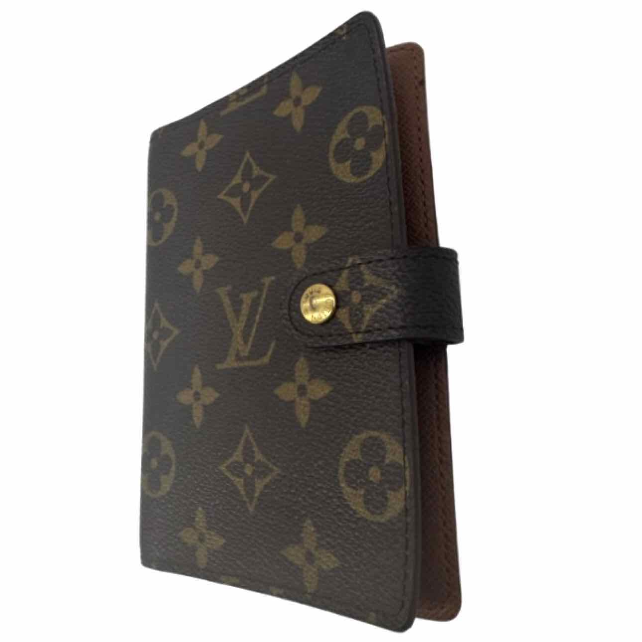 LOUIS VUITTON Monogram Canvas Agenda PM Brown