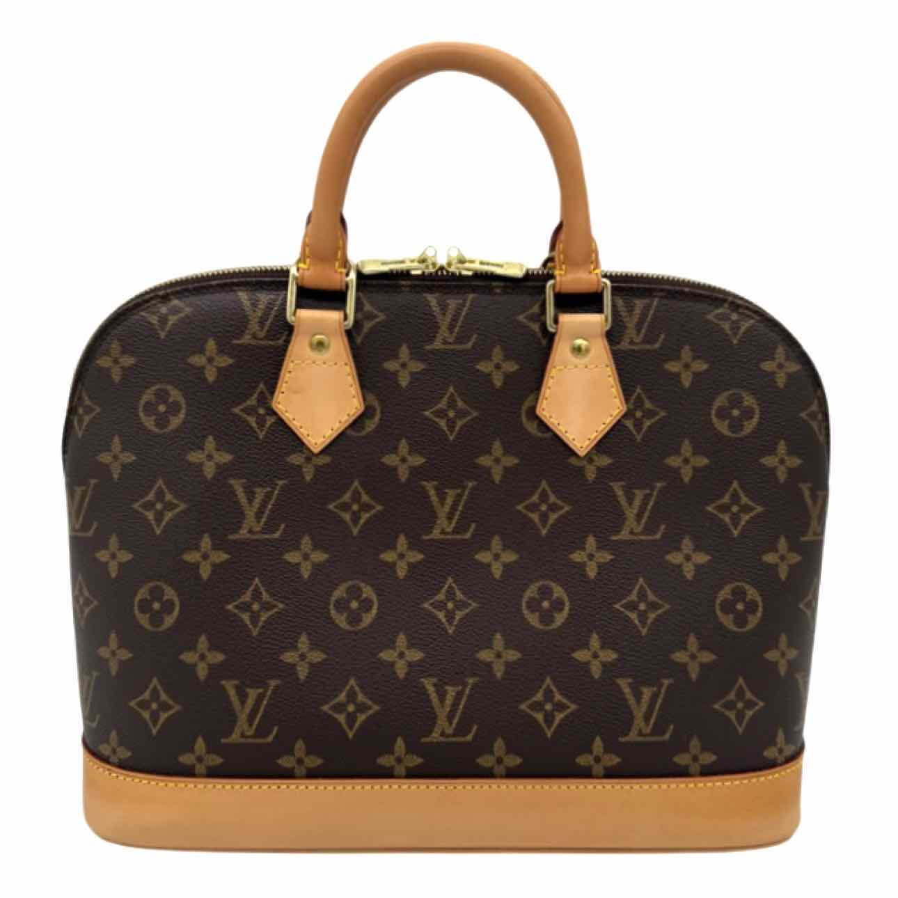 LOUIS VUITTON Monogram Canvas Alma PM Tote Bag Brown