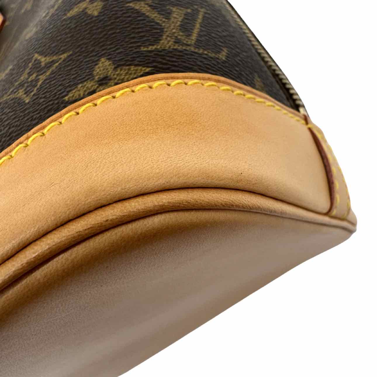 LOUIS VUITTON Monogram Canvas Alma PM Tote Bag Brown