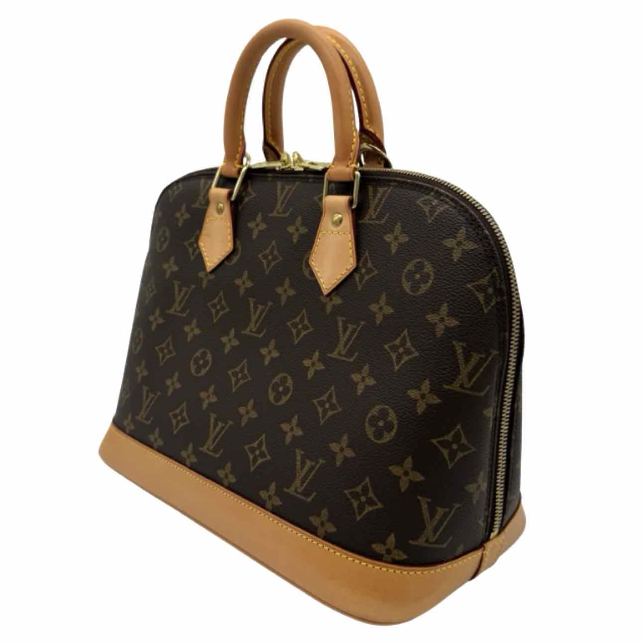 LOUIS VUITTON Monogram Canvas Alma PM Tote Bag Brown