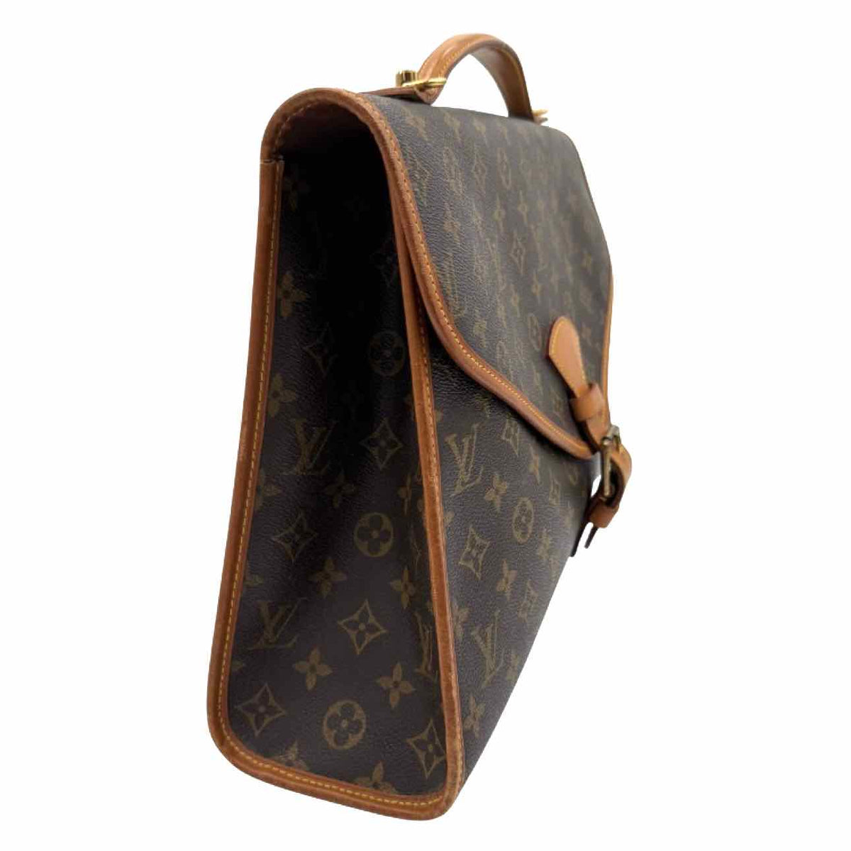 LOUIS VUITTON Monogram Canvas Beverly GM Briefcase Brown