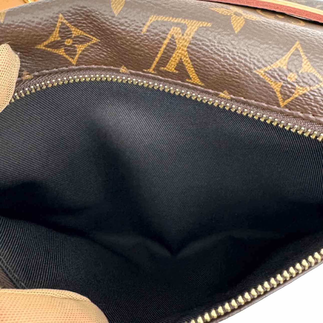 LOUIS VUITTON Monogram Canvas Bumbag Brown