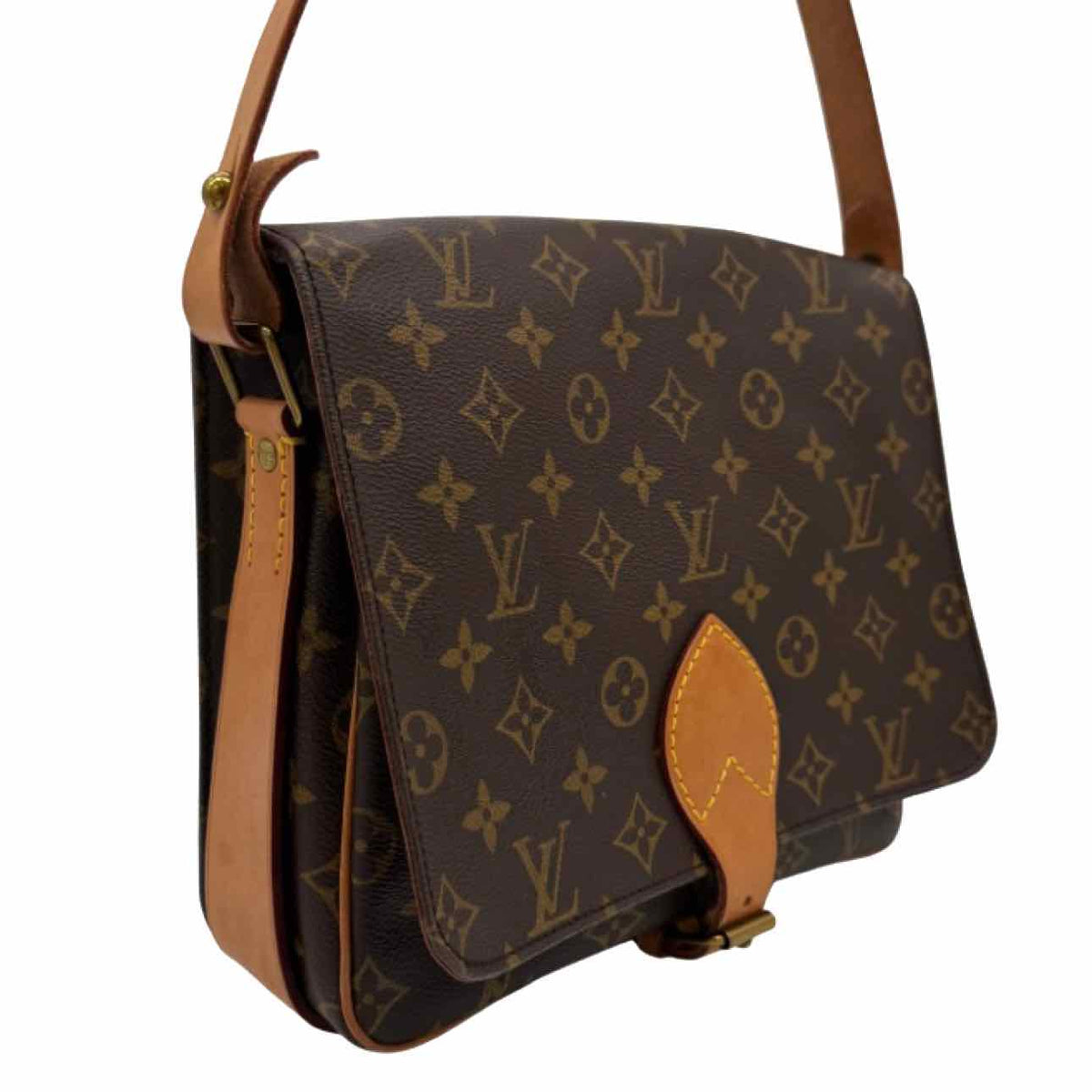 LOUIS VUITTON Monogram Canvas Cartouchiere GM Crossbody